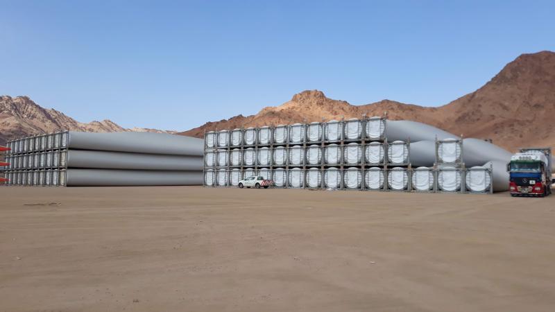 OHH - Abour Wind Farm Blades Storage