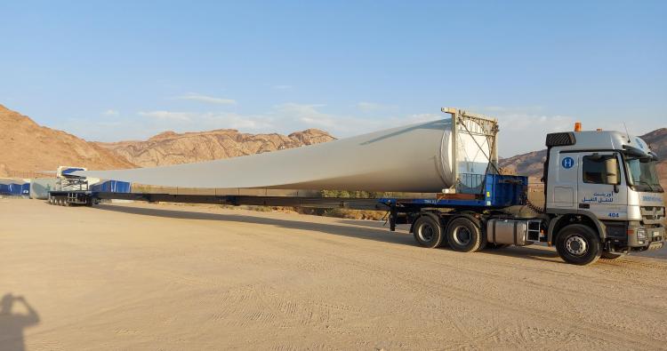 OHH - Transport of Vestas V136 Blade