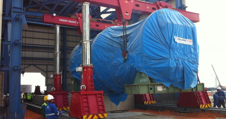 OHH - Installation Using 500t Gantry Crane