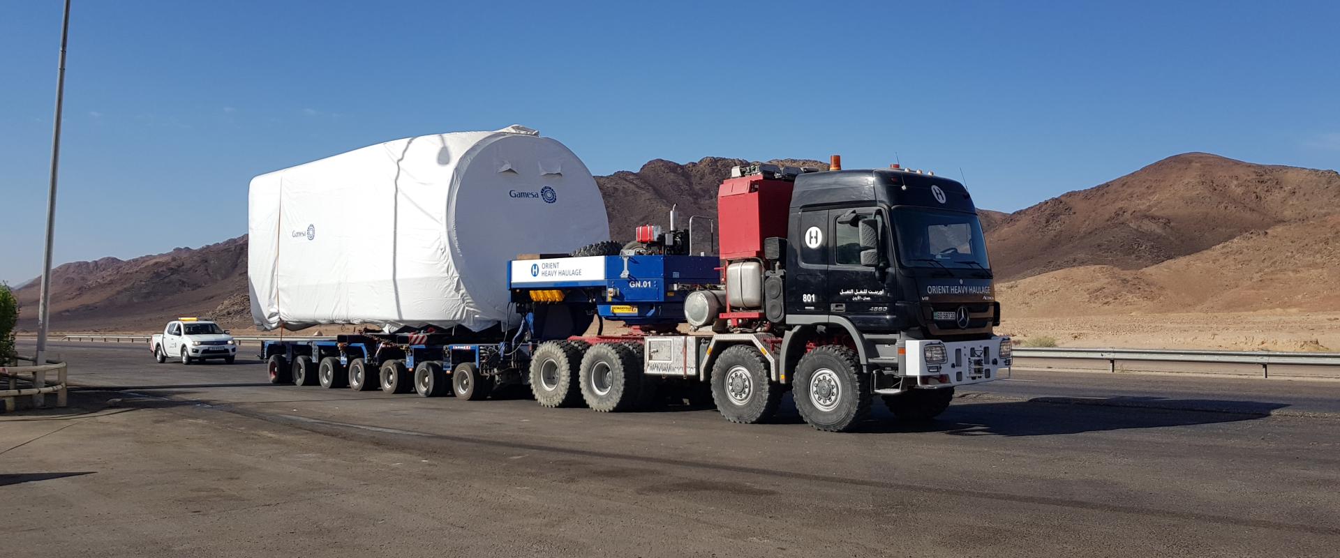 OHH - Transport of Siemens Gamesa 100t Nacelle