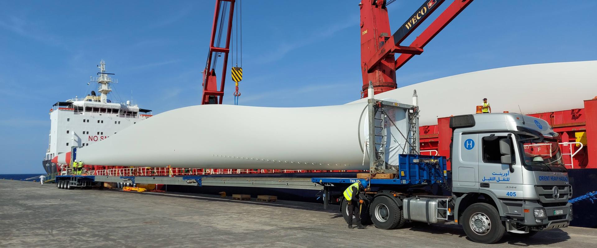 OHH - Transport of Vestas V136 Blades